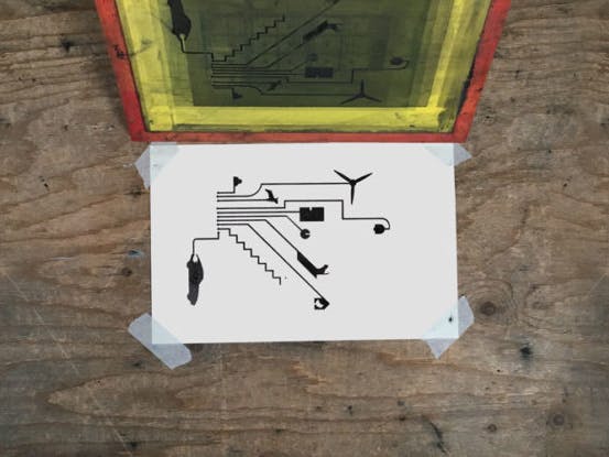 How to Screen Print with Electric Paint