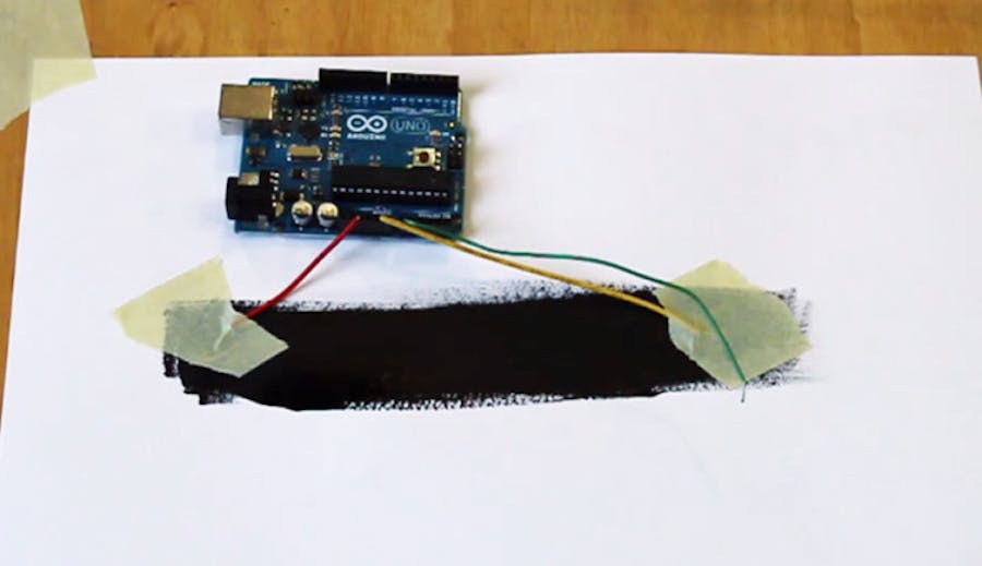 Making a Potentiometer with Electric Paint