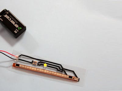 Making a Flexible Circuit on Transparency Film
