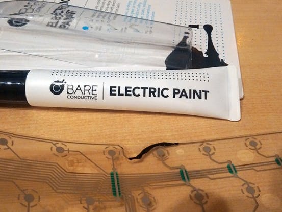 Electric Paint fixes Broken Keyboards