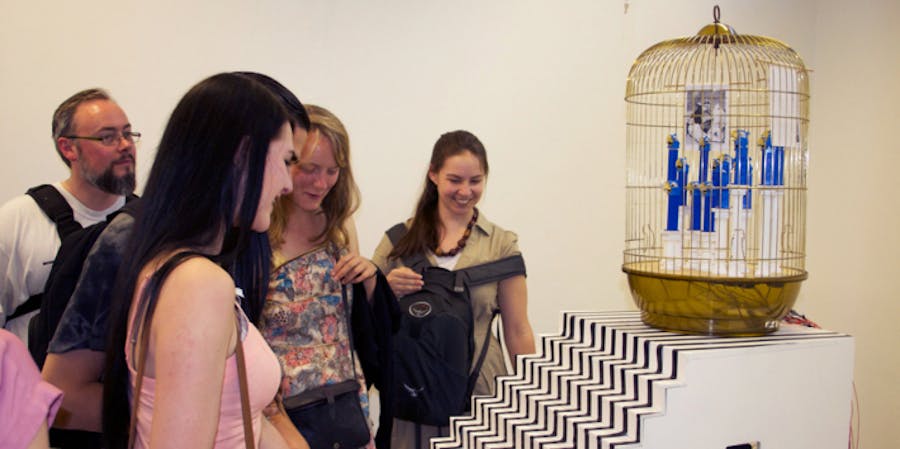 Gift of the Gab: Interactive Sculpture by Xavier Sole Mora