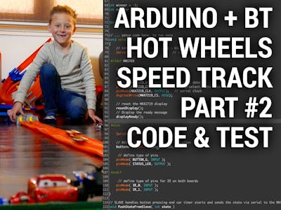 Arduino Hot Wheels Speed Track Part #2 - Code