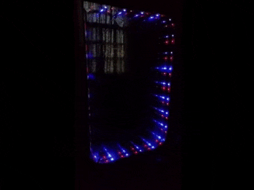 RGB Infinity Mirror with 3D Magnetic Sensor