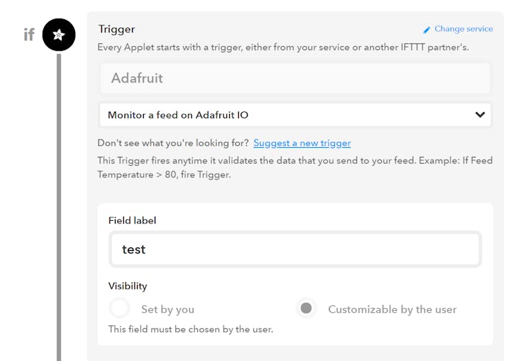 Setting up the IF of our Applet