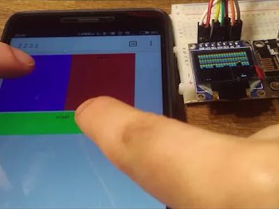 Brick Breaker Clone on ESP8266 - Webpage Controlled