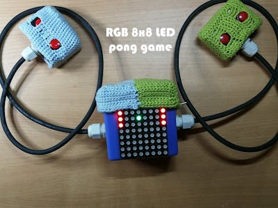 RGB 8x8 LED Pong Game