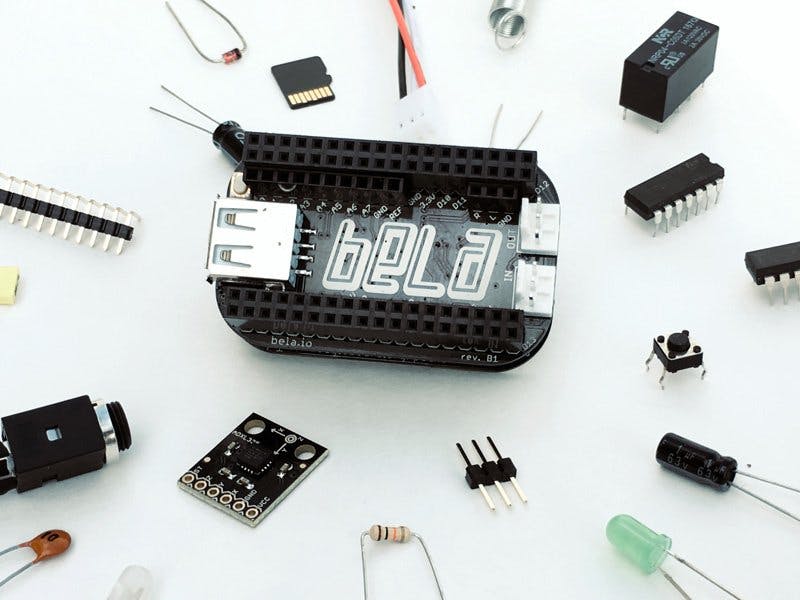 Bela Mini - Low-Latency Audio + Sensor Cape for PocketBeagle® image