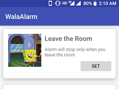 WalaAlarm (Walabot Based Fun Alarm Clock)- Say No to Snooze