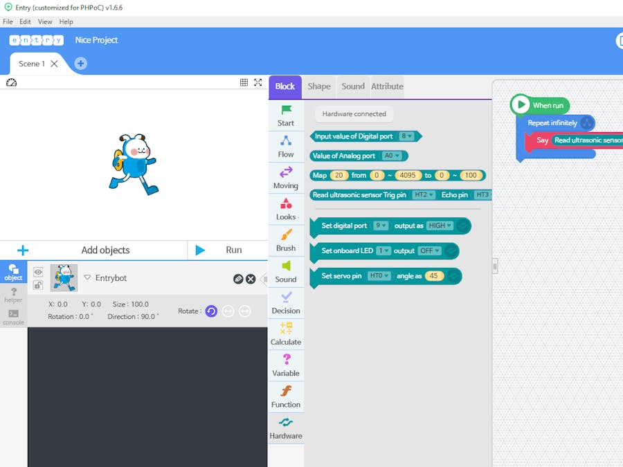 Graphical Programming for Your Own IoT Board