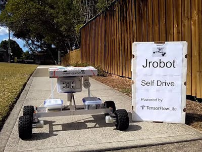 Jrobot Self Drive Powered by TensorFlow Lite