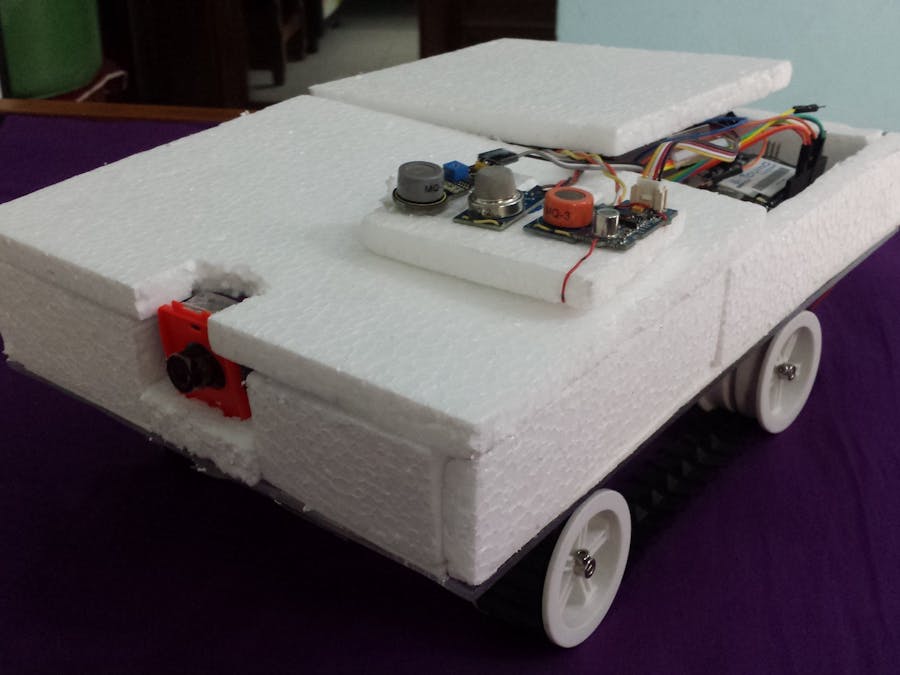 Teleoperated Robot for Sensing the Toxic Gases