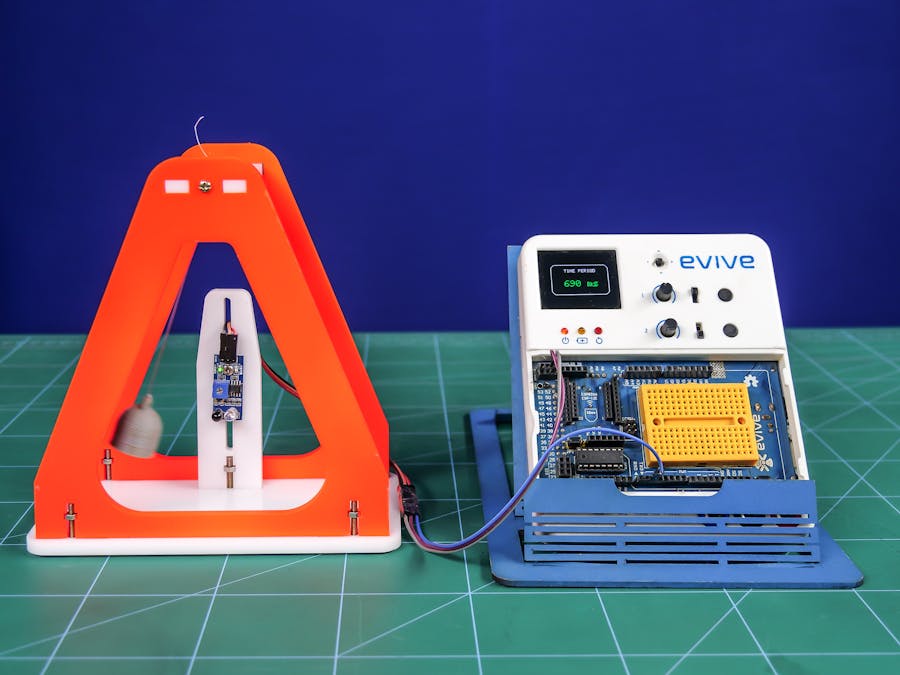 Measuring Time Period of a Pendulum Using IR Sensor