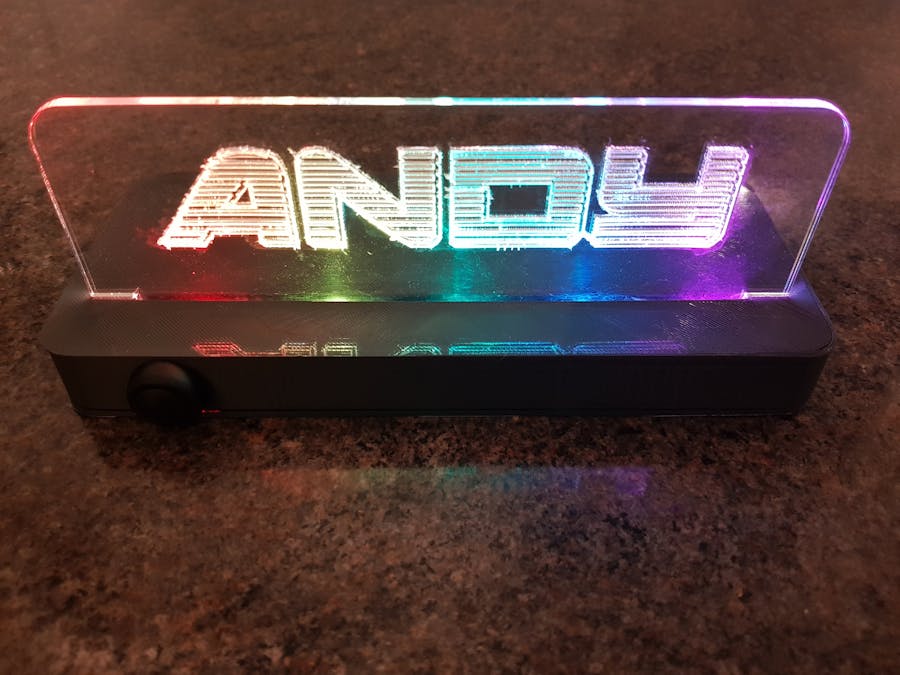 Colour Light Up Sign