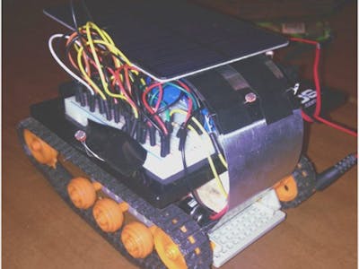 Flashlight Controlled Solar Powered Robot Using Arduino
