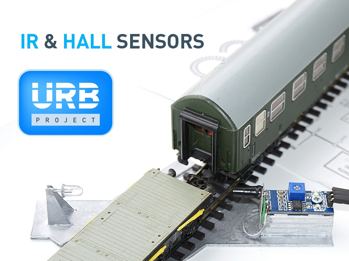 1 x trackside enhenced IR sensors train detector block signal controller trigger 