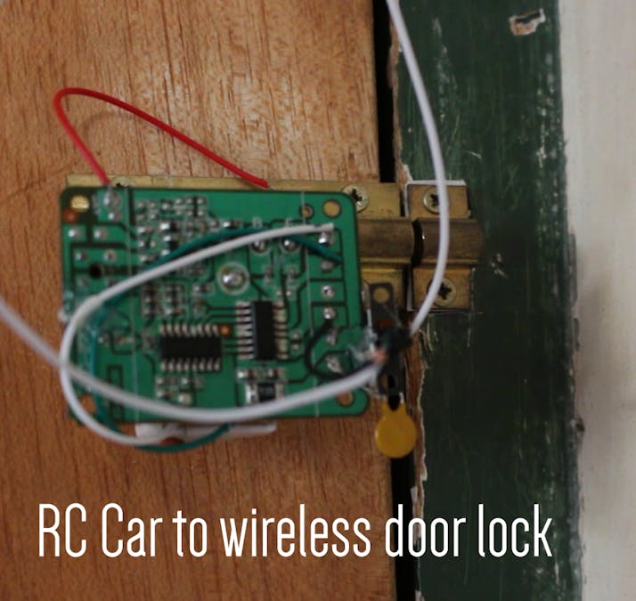 Recycled Wireless Door Lock (No Coding)