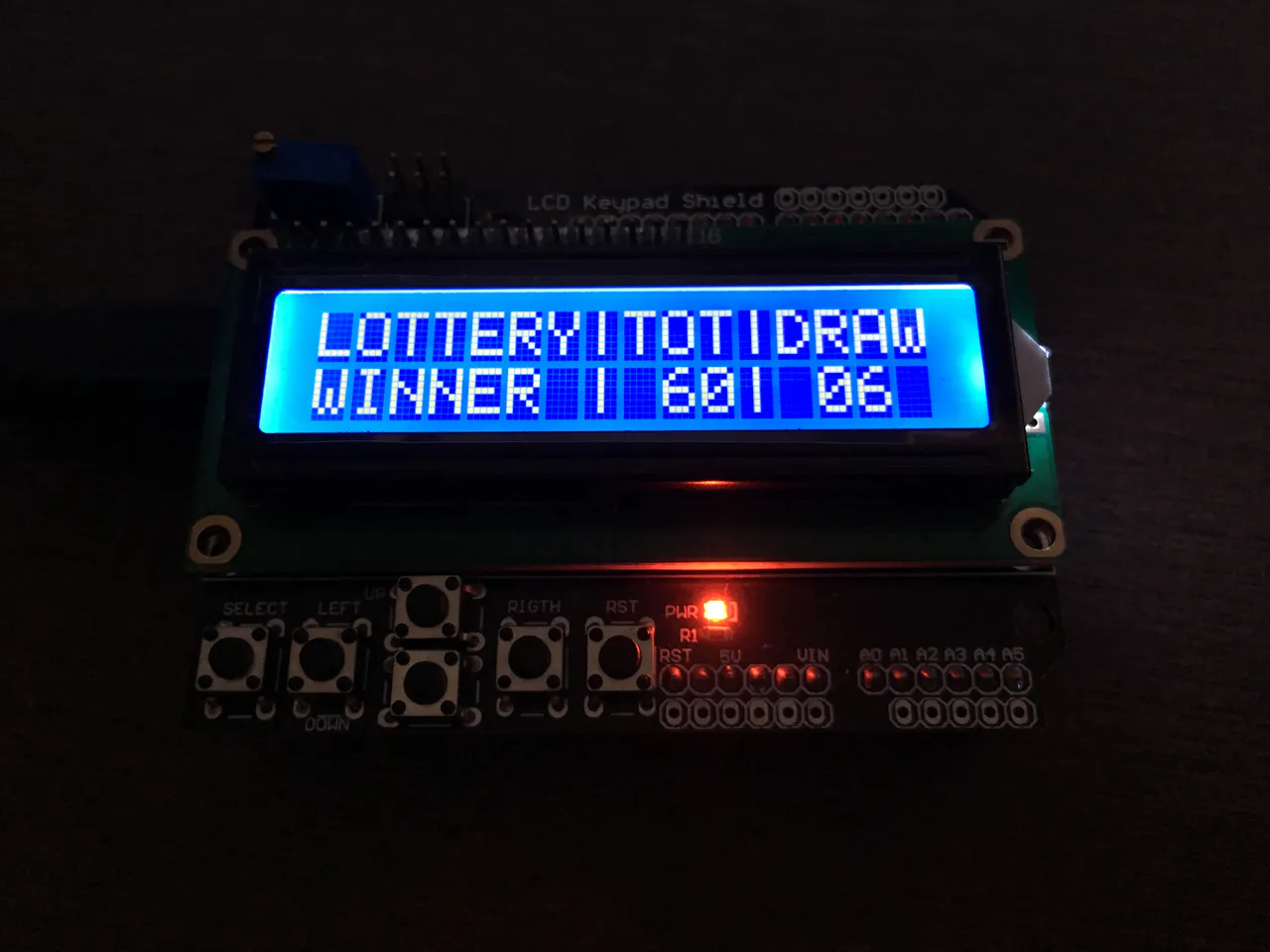 Lottery Winner Non Repeating Random Numbers For Arduino Arduino Project Hub