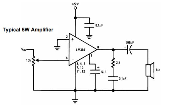 5w speaker amplifier