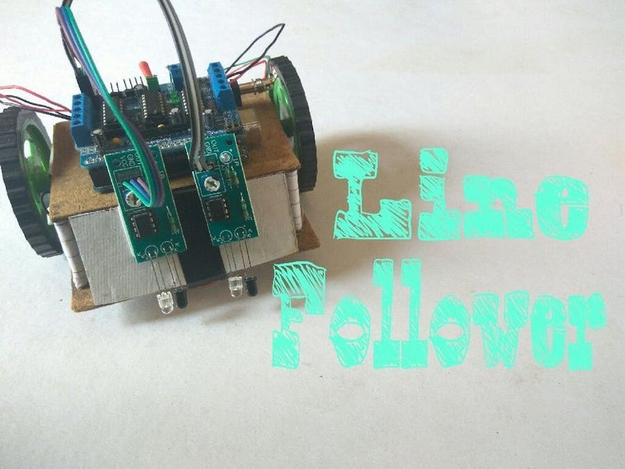 Simple Line Follower Robot - Hackster.io