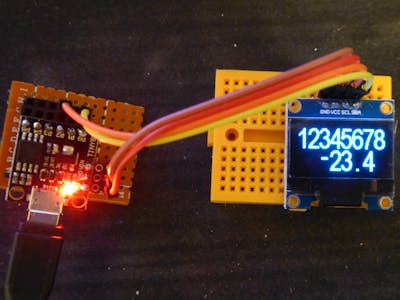 Large Fonts on an 128x64 OLED for ATTiny85