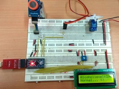 Arduino Based Alcohol Detector