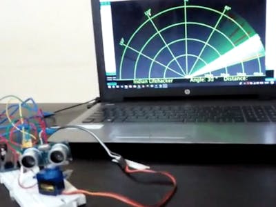 Arduino Radar with Distance and Width