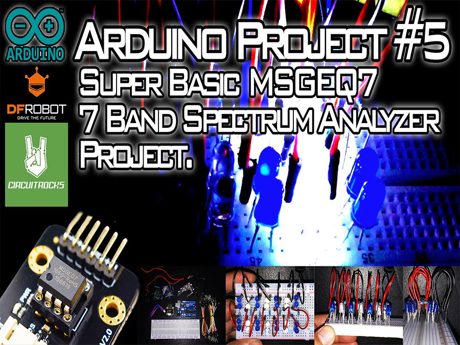 Super Basic MSGEQ7 7 Band Spectrum Analyzer Module Project! - Hackster.io