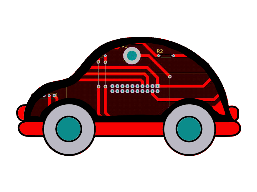 UW-Makeathon: Printed Circuit Car