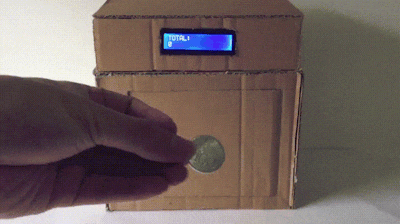 DIY Coin Sorting and Counting Bank From Cardboard
