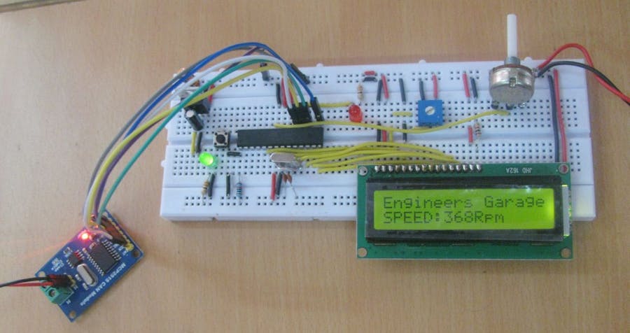 Speedometer Using Arduino and CAN Protocol