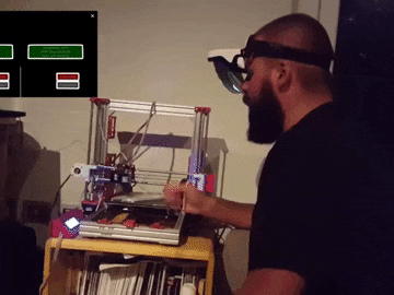 How to Connect 3D Printer to AR Glasses for Bed Level aid