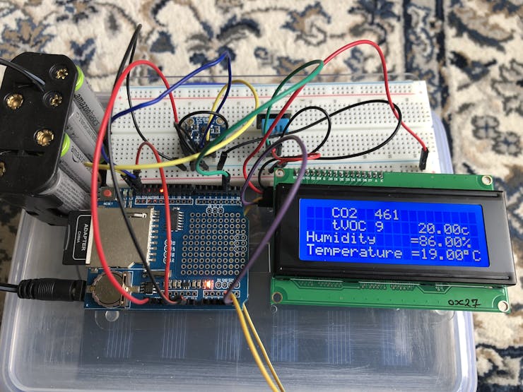 running off batteries