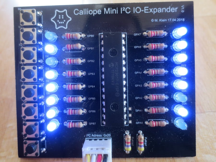 Calliope Mini I2C IO-Expander