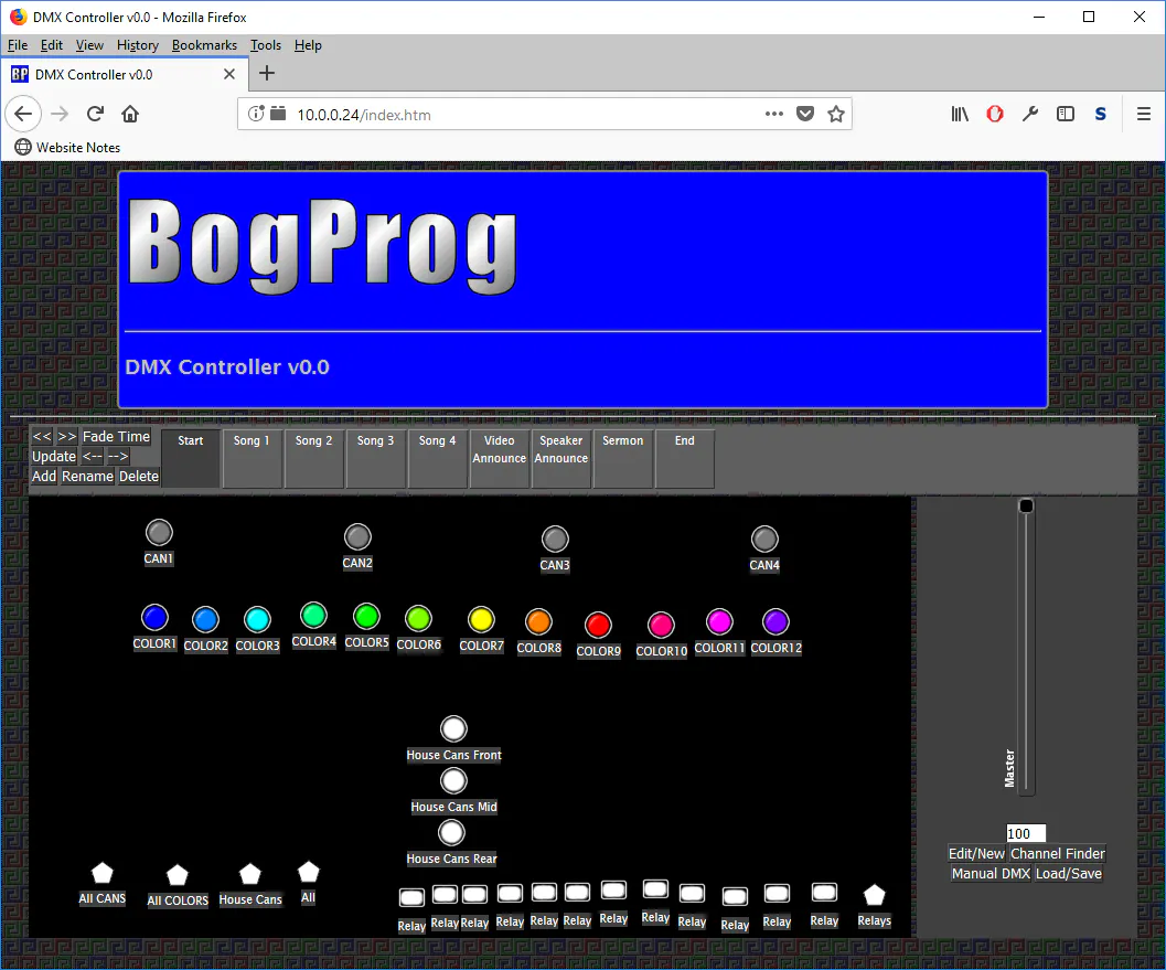 Web Operated Dmx Controller Arduino Project Hub