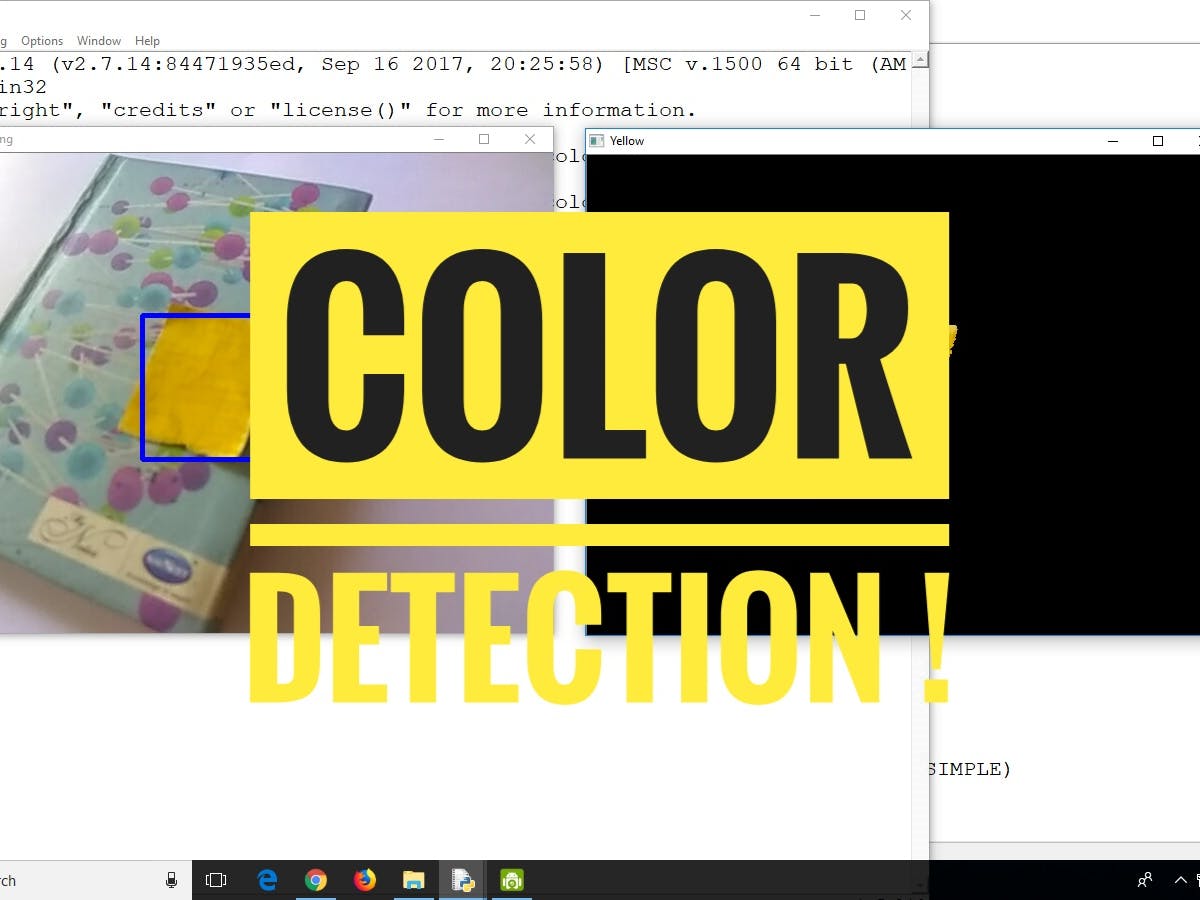 Colour Detection Using OpenCV & Python - Hackster.io