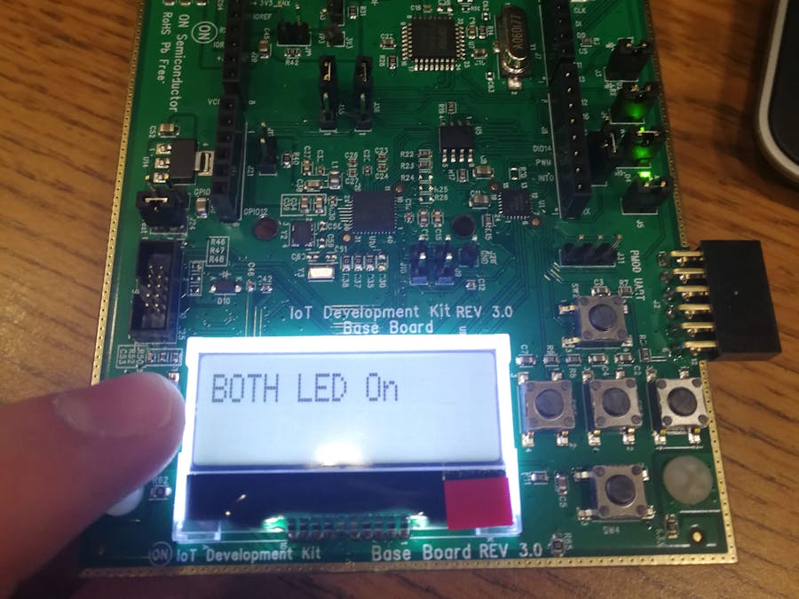 IoT Development Kit (IDK) Example: Baseboard LEDs