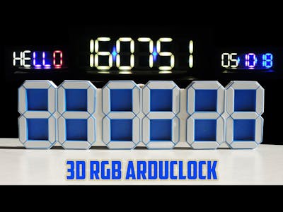 3D RGB Arduclock