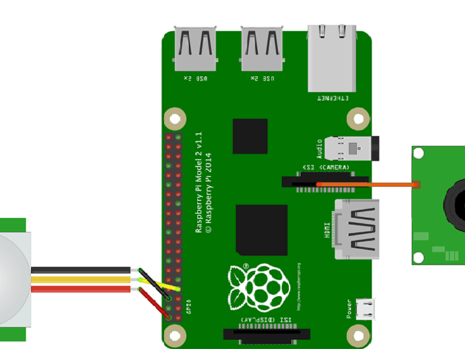 Raspberry Pi Home Security System with Camera and PIR Sensor