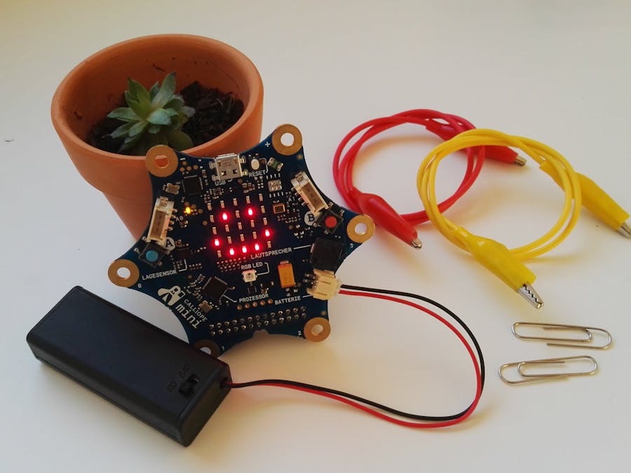 Calliope Mini Blumentopf