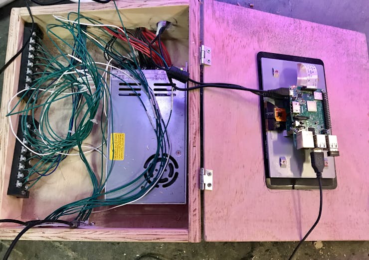 The new electronics box