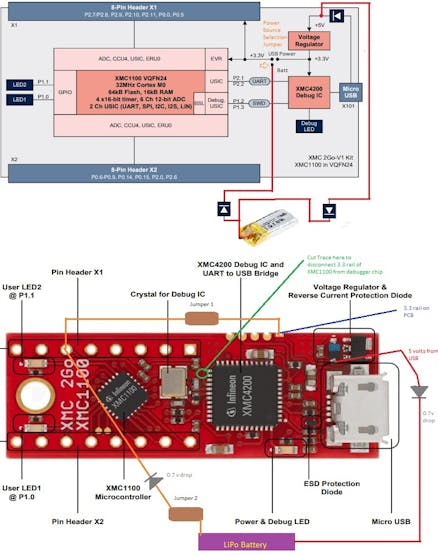 Power Selection between USB and LiPo