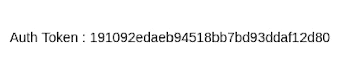 Token example
