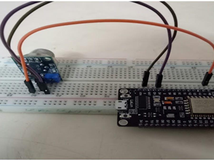 NodeMCU-Based IoT Project Connecting MQ -6 Gas Sensor