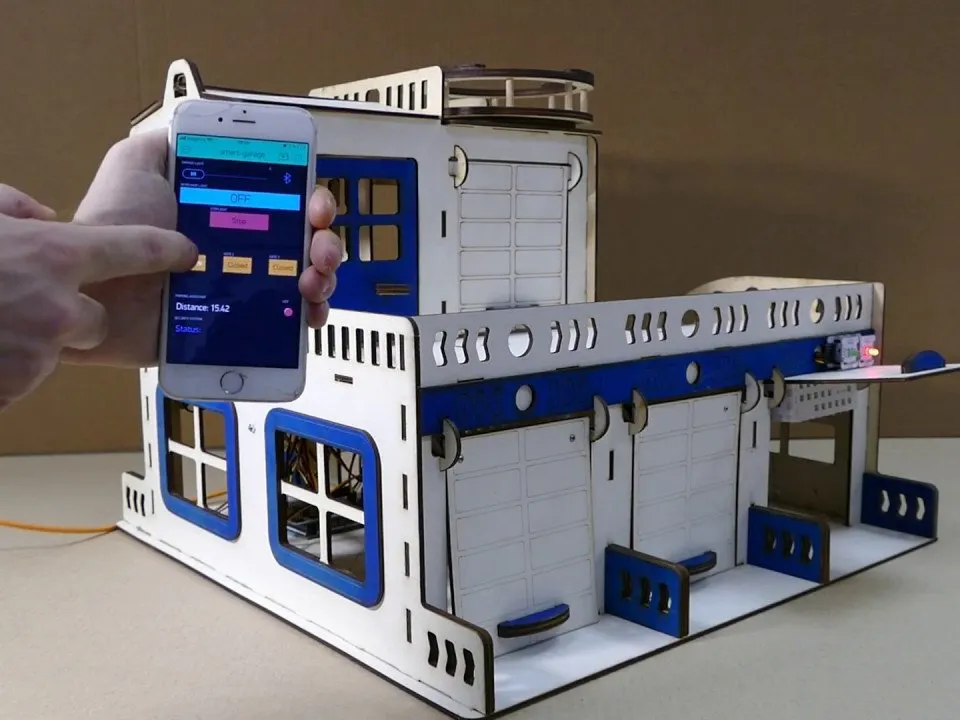 Smart Garage Model by Blynk and XOD - Hackster.io