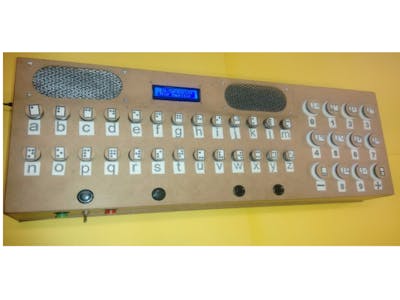 Braille Vocalization Keyboard