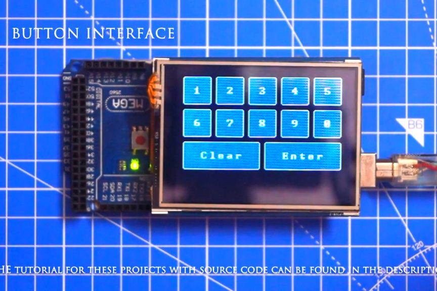 arduino tft touch screen buttons