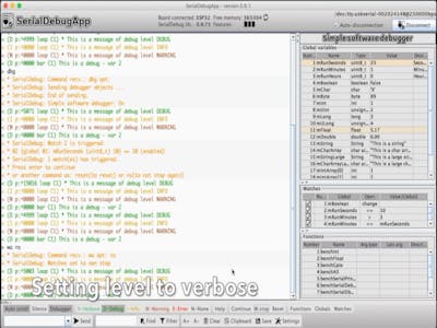 SerialDebug: Improving Debug to Arduino