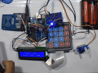 RFID and Keypad Based Door Lock Using Arduino