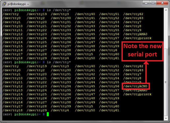 The new port is the MKR1000's serial port