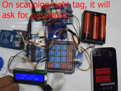 RFID and Keypad Door lock and Alert System Using Arduino